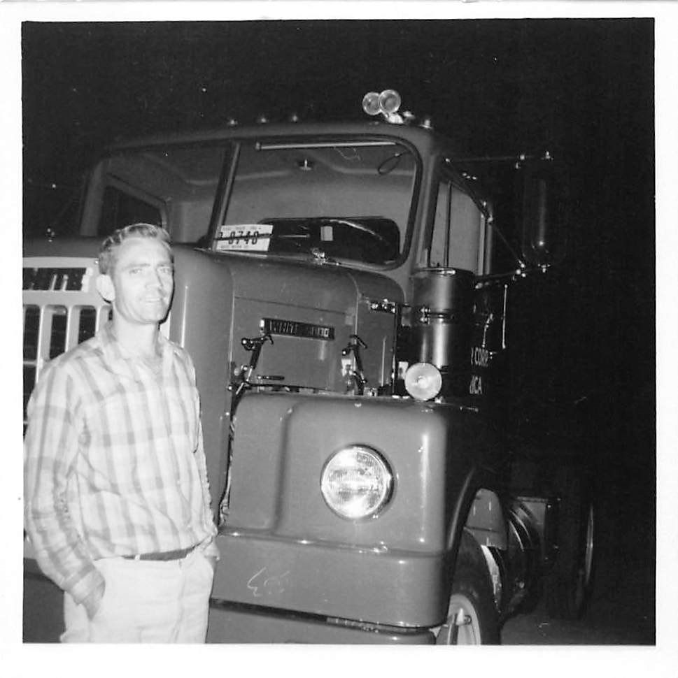 Rex King at Myers Transport, circa 1967
