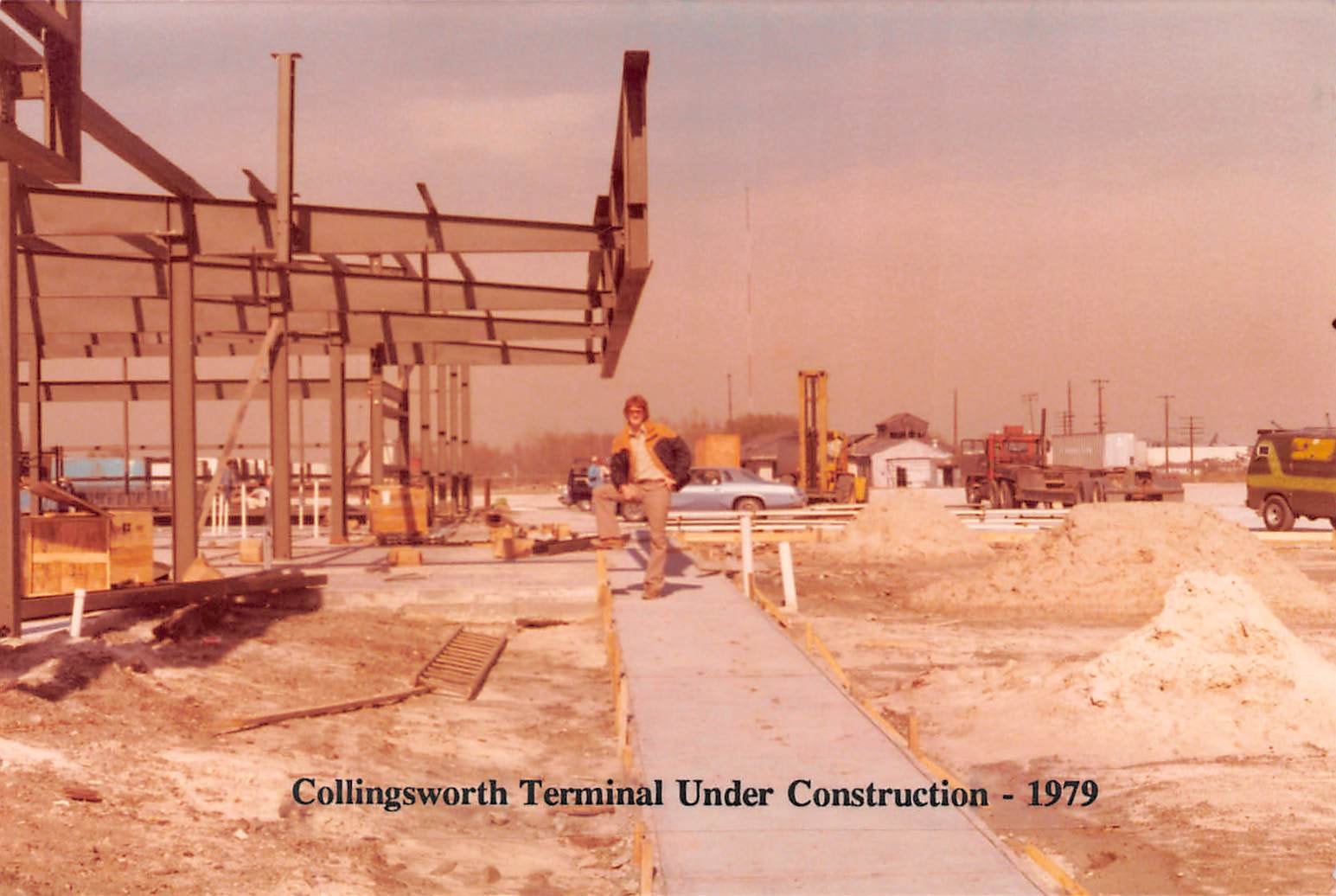 Collingsworth terminal under construction, 1979